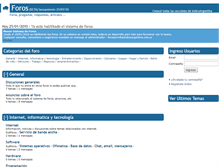 Tablet Screenshot of foros.indiceargentina.com.ar