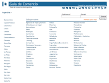Tablet Screenshot of guiadecomercio.indiceargentina.com.ar